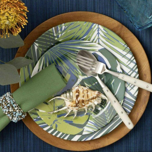 Blue Pheasant Kinsey Palm Leaf Dinnerware Blue Pheasant Kinsey Palm Leaf Dinnerware